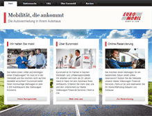 Tablet Screenshot of euromobil.de